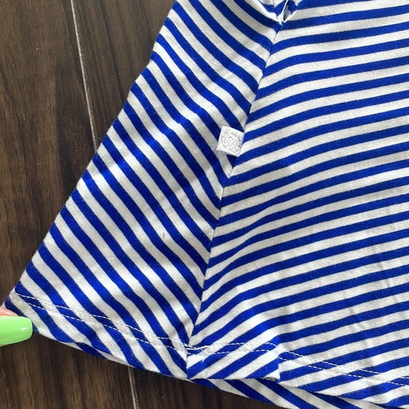 La Vie En Rose Striped Stretchy Flare Sleeveless Dress - Picture 5 of 7